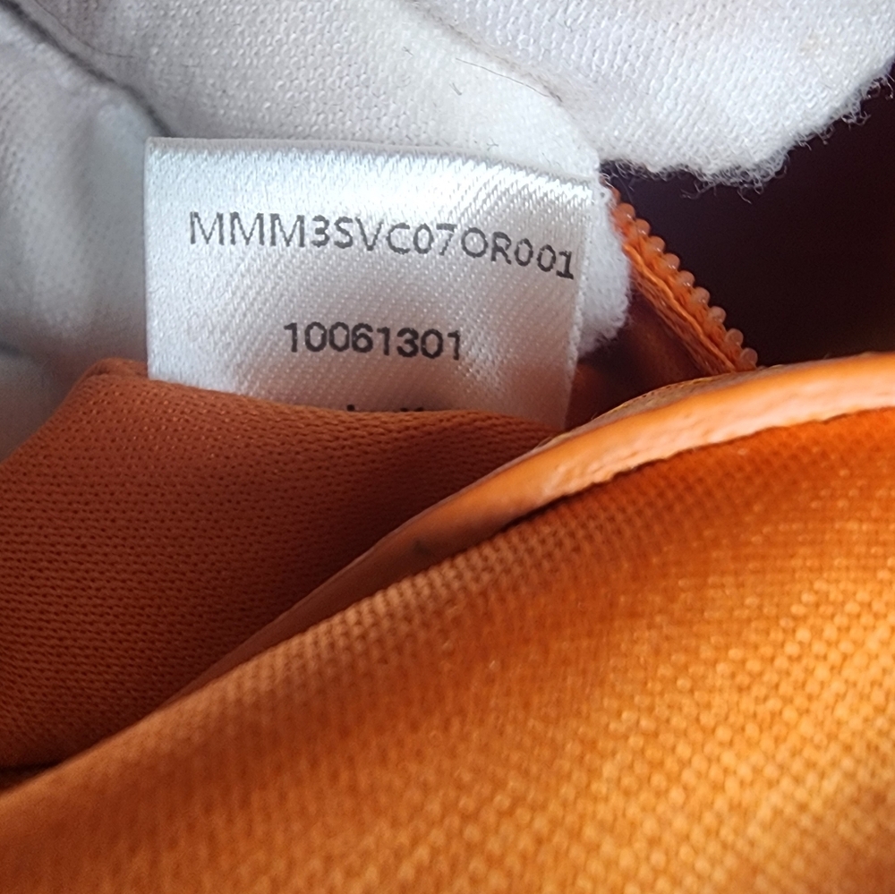 Authentic Mcm Aren Orange Monogram Crossbody Bag … - image 5